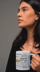 Say Again Mug With The Language of Strategic Air Command