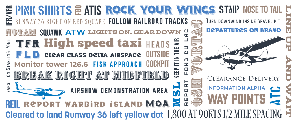 Rock Your Wings  Say Again Mug With Oshkosh Fly-In Words