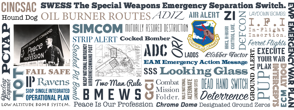 Say Again Mug With The Language of Strategic Air Command