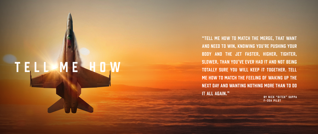 F-18 Hornet Mug with black accent color and Best Tell Me How Quote.