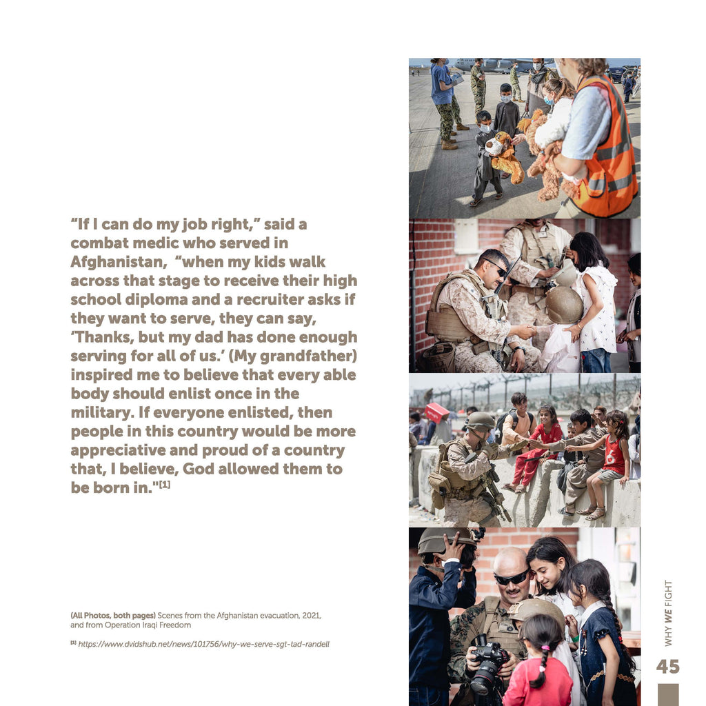 Why We Fight: Soldiers, Sailors, Airmen and Marines Talk About America, Service, Family and Freedom