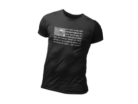 JFK's Freedom Quote On Our Men’s premium heavyweight tee