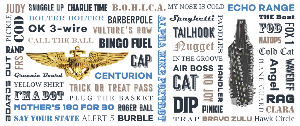 Naval Air Say Again Mug With Carrier Operations Language Enamel Mug