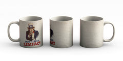Don't Be A LIMFAC  mug. Our Hefty 15 ounce Coffee Mug. Signature series mug.