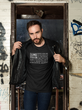 Ronald Reagan's Freedom Quote On Our Men’s premium heavyweight tee