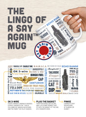 Naval Air "Say Again" Mug With F-18  Hornet and Naval Aviator Wings