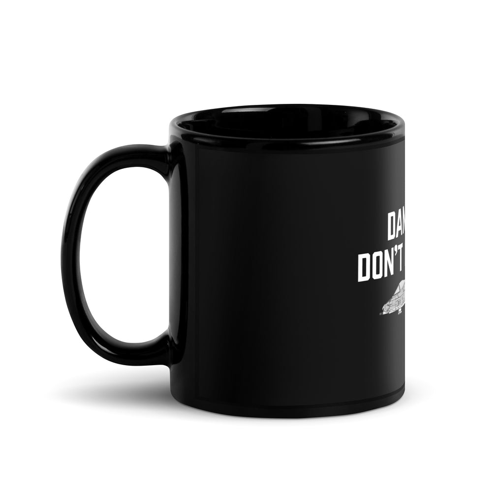 Danger Close A-10 On Our Black Glossy Mug