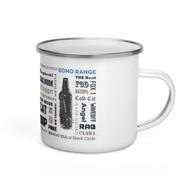 Naval Air Say Again Mug With Carrier Operations Language Enamel Mug