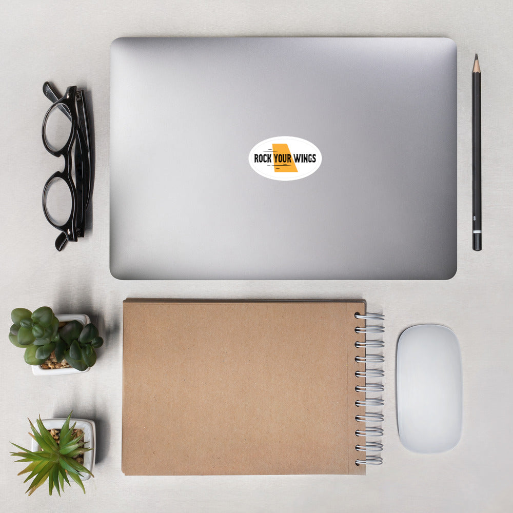 Rock Your Wings On Our Bubble-free stickers