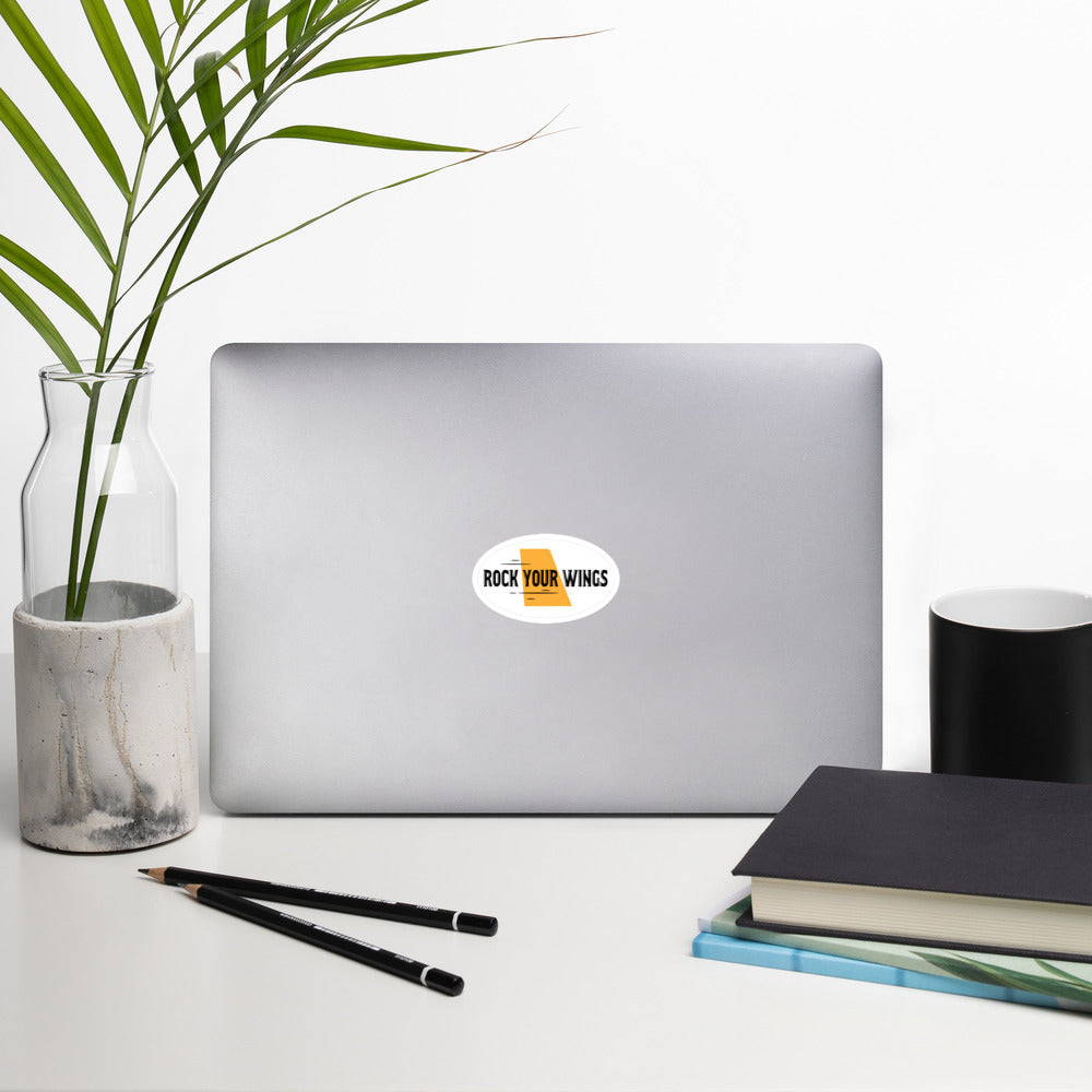 Rock Your Wings On Our Bubble-free stickers