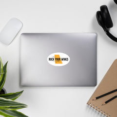 Rock Your Wings On Our Bubble-free stickers