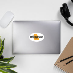 Rock Your Wings On Our Bubble-free stickers