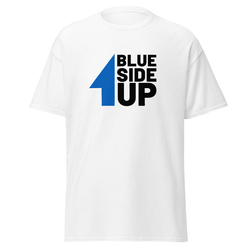 Blue Side Up Tee For Pilots on Our Men's classic tee