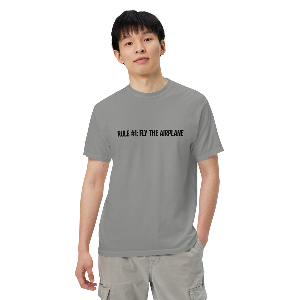 Rule #1 On Our Men’s garment-dyed heavyweight t-shirt