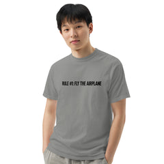 Rule #1 On Our Men’s garment-dyed heavyweight t-shirt