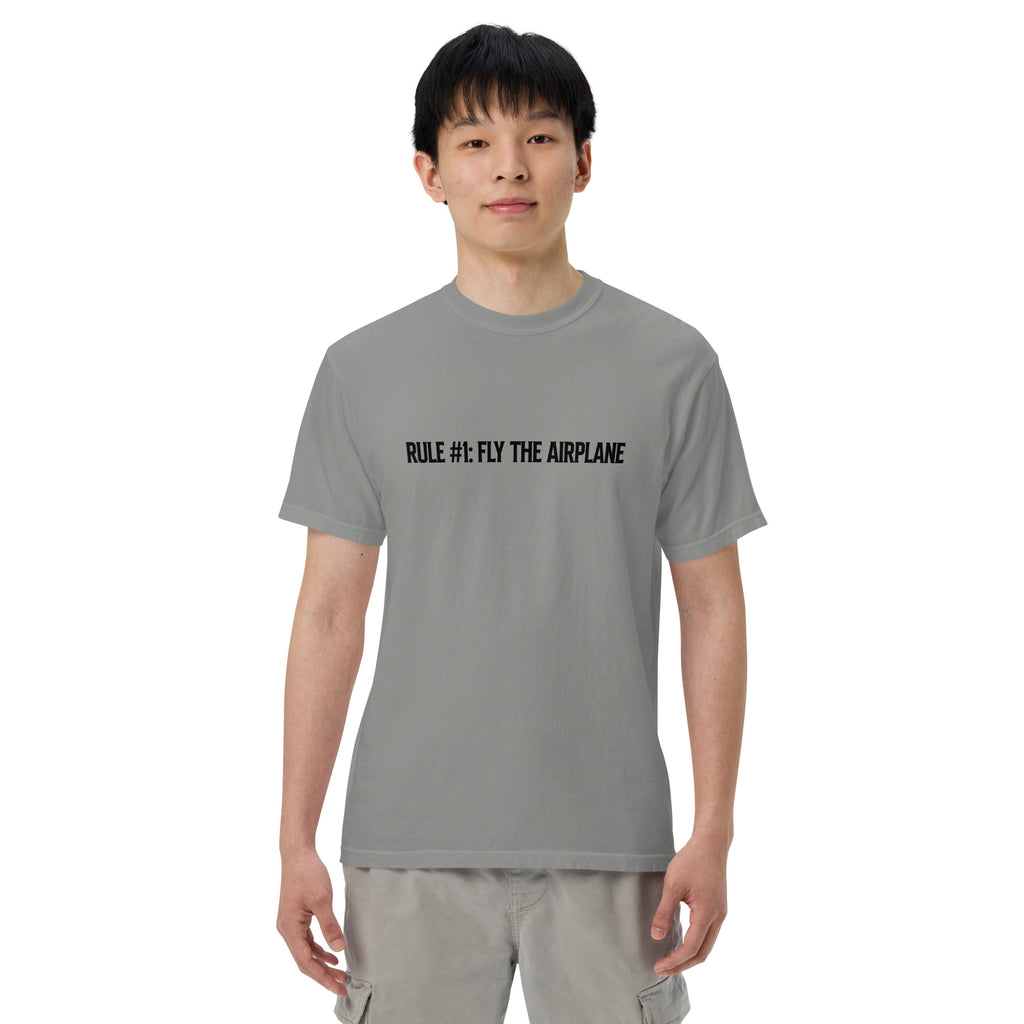 Rule #1 On Our Men’s garment-dyed heavyweight t-shirt