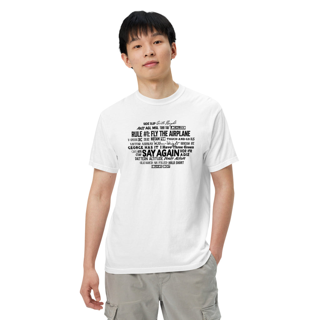 Our General Aviation Tee For Private Pilots. Our garment-dyed heavyweight t-shirt