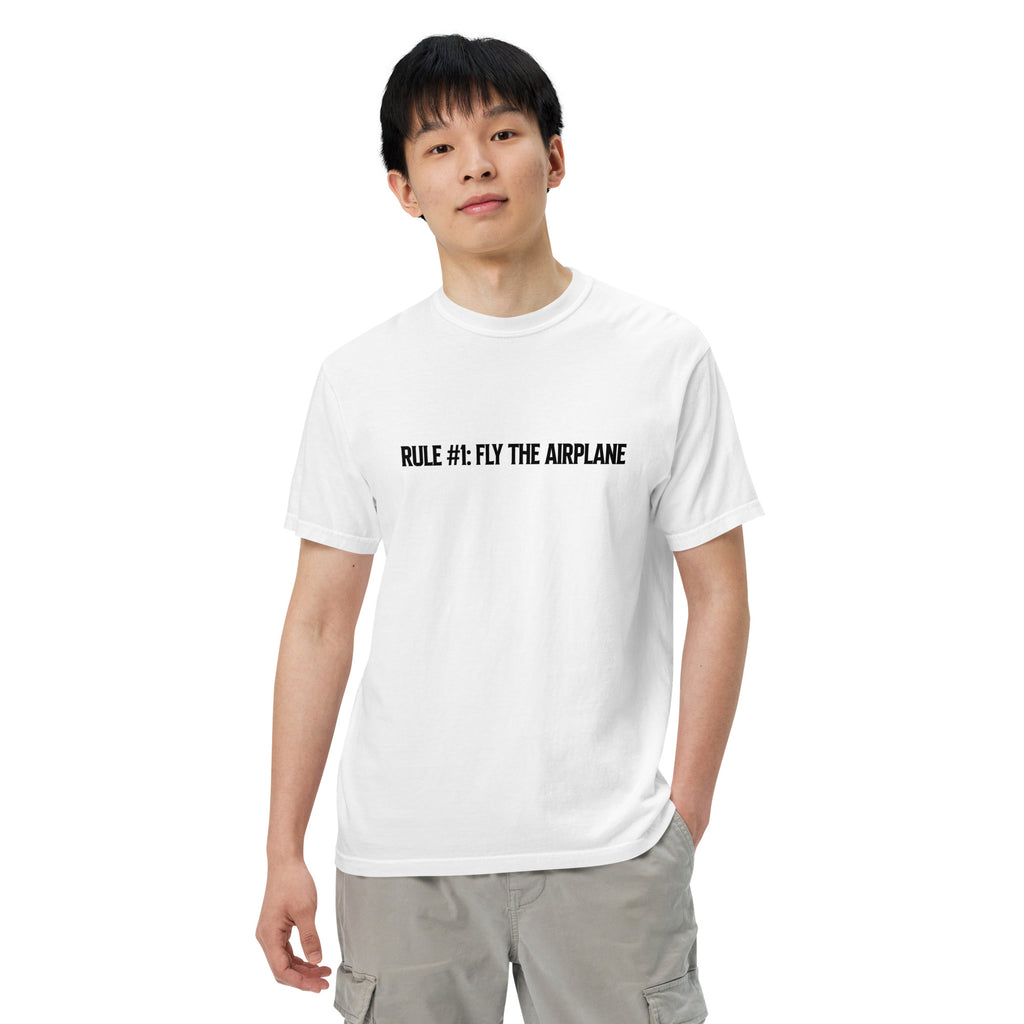Rule #1 On Our Men’s garment-dyed heavyweight t-shirt
