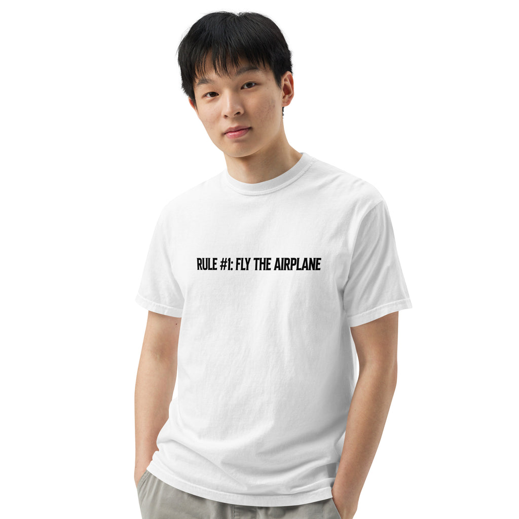 Rule #1 On Our Men’s garment-dyed heavyweight t-shirt
