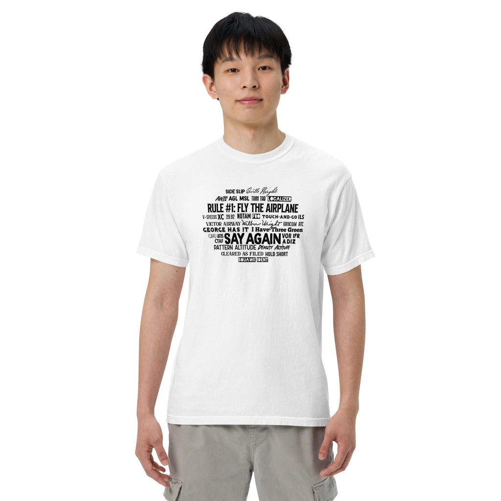 Our General Aviation Tee For Private Pilots. Our garment-dyed heavyweight t-shirt