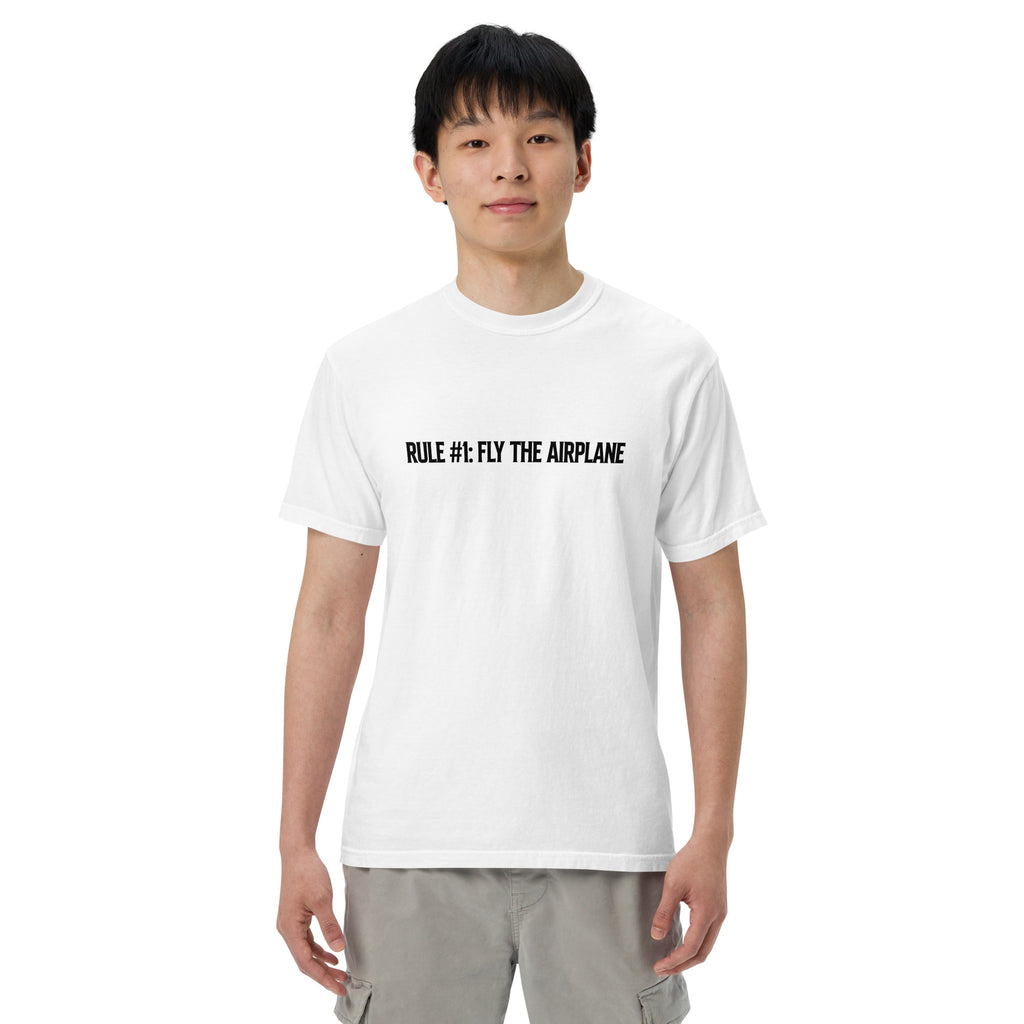 Rule #1 On Our Men’s garment-dyed heavyweight t-shirt