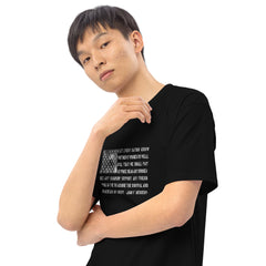 JFK's Freedom Quote On Our Men’s premium heavyweight tee