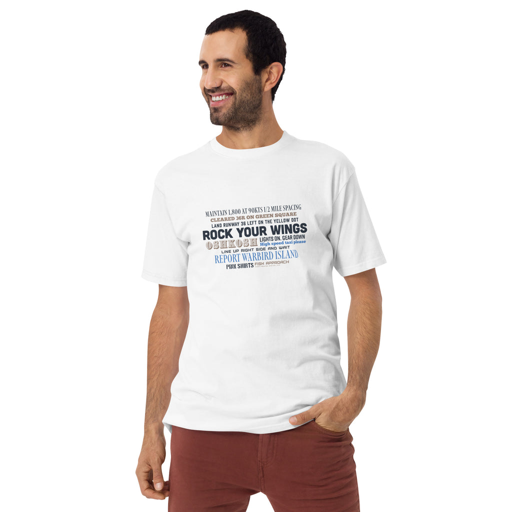 Rock Your Wings Oshkosh T-Shirt On Our Premium Tee.