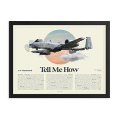 A-10 AirPower Portrait Framed