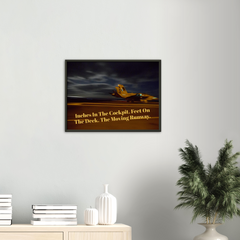 The Moving Runway In A Classic Matte Paper Metal Framed Poster