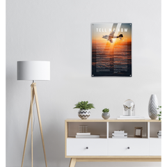 A-6 Intruder Acrylic print ready to hang with the Tell Me How description of military flight.