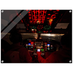 Gallery Editions KC-135 Short Final Cockpit View  On Our Acrylic Print