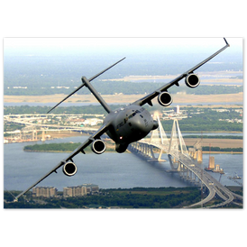 C-17 and Charleston  on Our Metallic Print