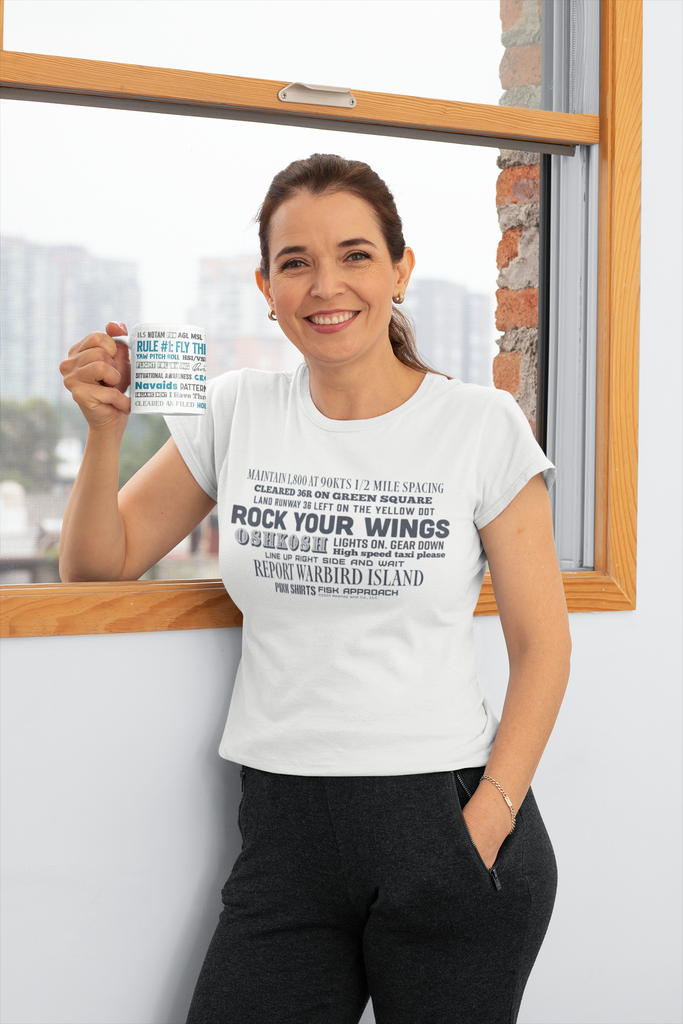 Say Again Mug With The Words Used By Private Pilots