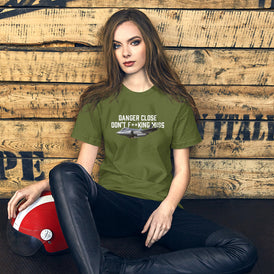 Danger Close Don't F**king Miss With F-35A On Our Unisex t-shirt