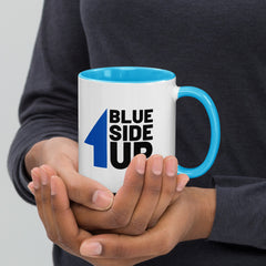 Blue Side Up Mug with Color Inside