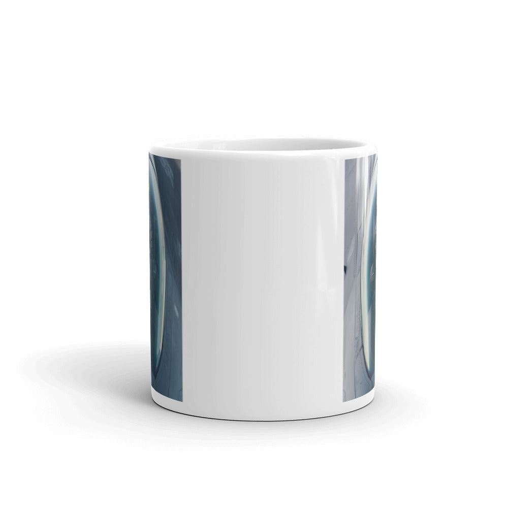 F-16 Tanking on our Ceramic White glossy mug