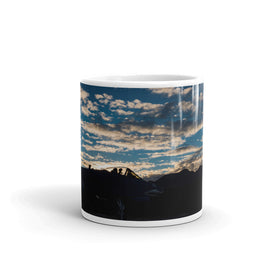 A-10 dawn patrol on our Ceramic White glossy mug