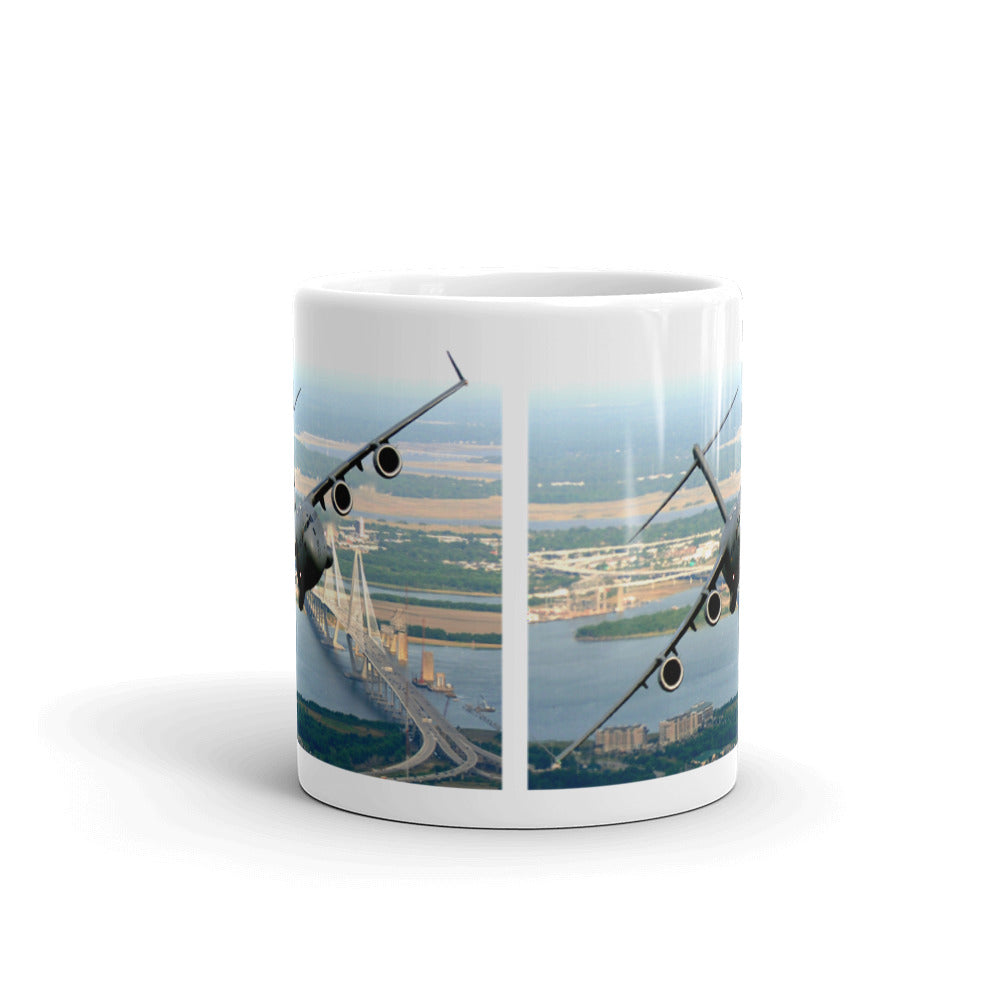 C-17 Charleston on our white ceramic mug.