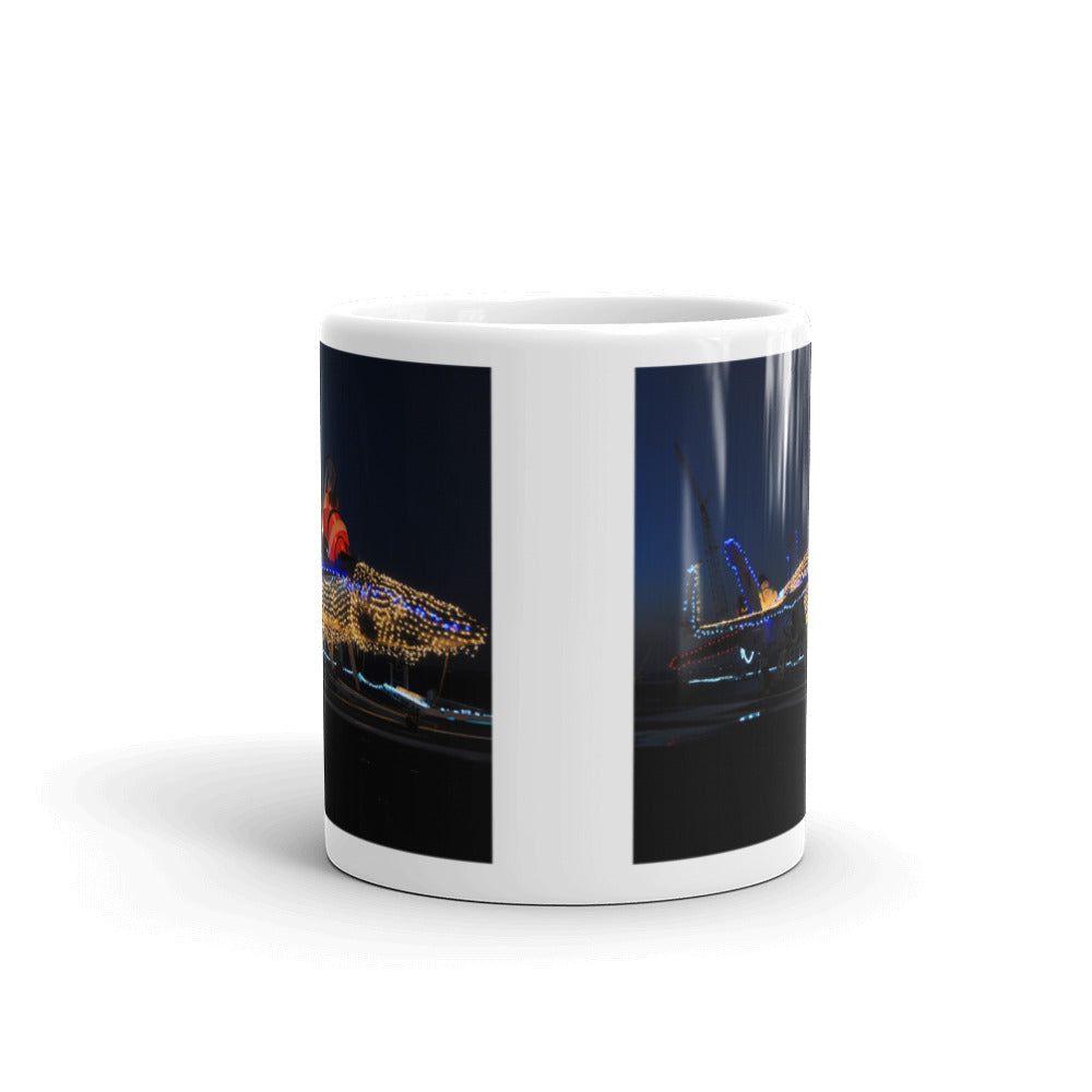 F-18 Christmas on our white ceramic mug.
