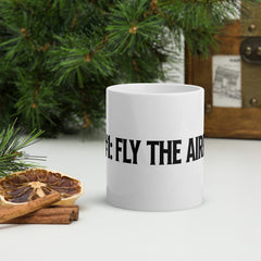 Rule #1: Fly The Airplane on Our White glossy mug