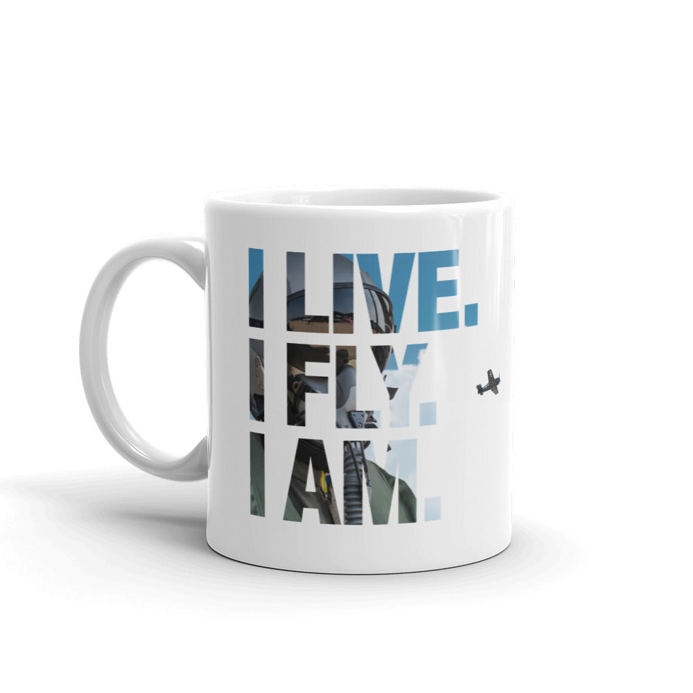 I Live. I Fly. I Am. Mug.