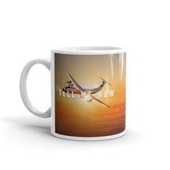 C-141 mug with our best Tell Me How quote. Transport series.