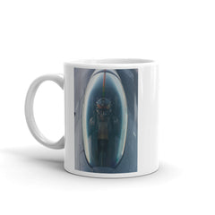F-16 Tanking on our Ceramic White glossy mug