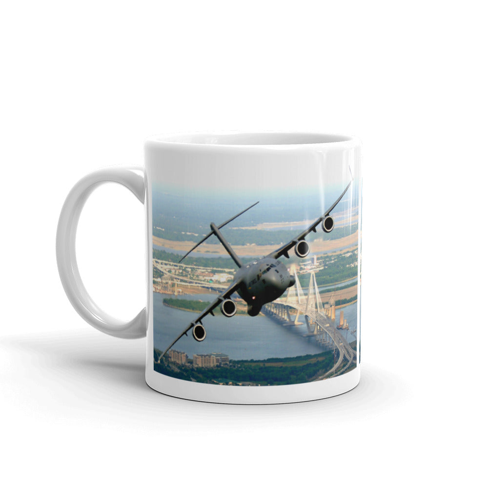 C-17 Charleston on our white ceramic mug.