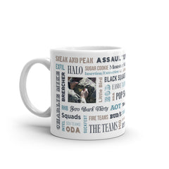Our Say Again Mug With SEAL Team Words.