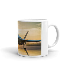 F-35A on the ramp  on our ceramic white glossy mug