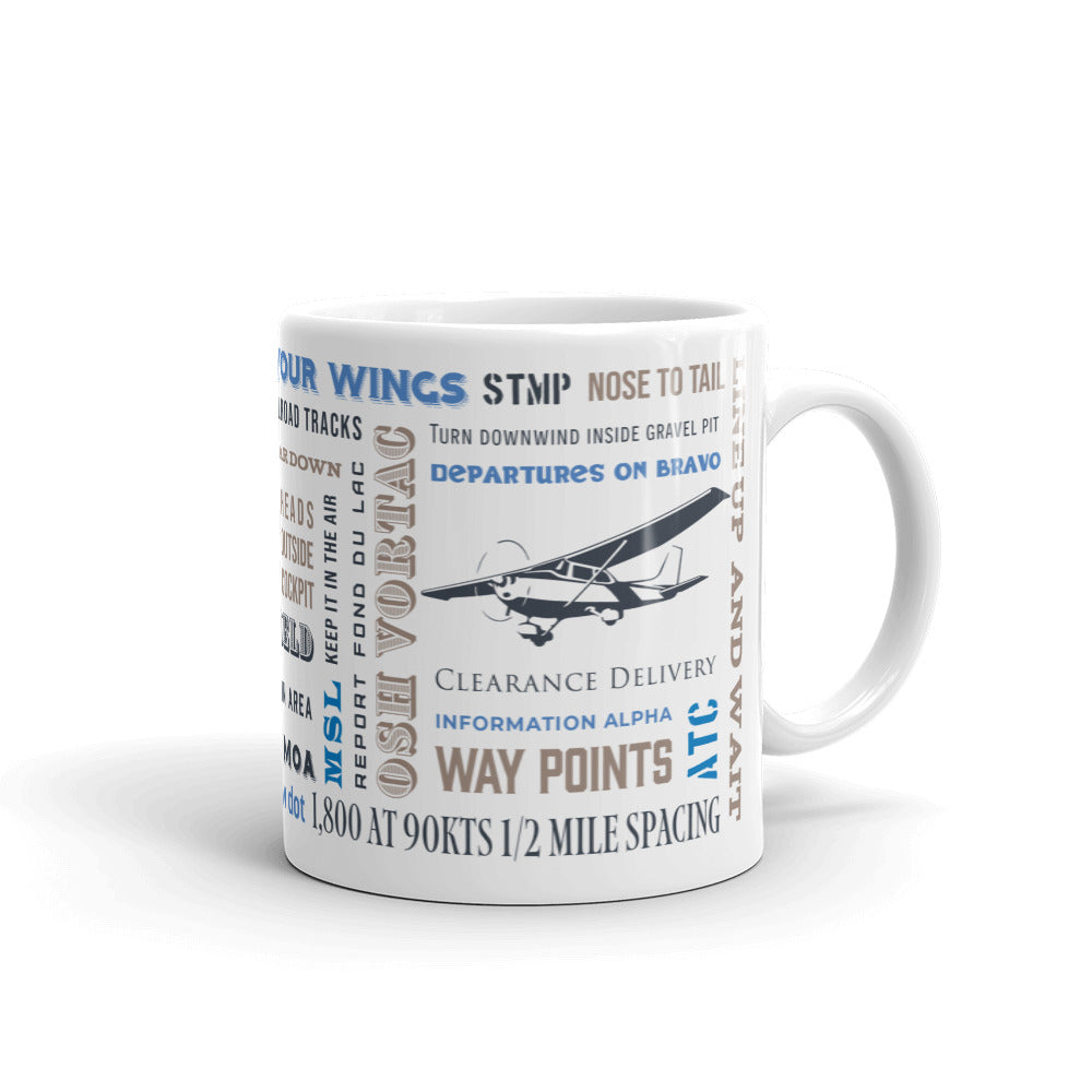 Rock Your Wings Say Again Mug With Oshkosh Fly-In Words