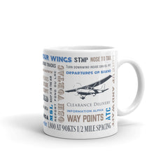 Rock Your Wings  Say Again Mug With Oshkosh Fly-In Words