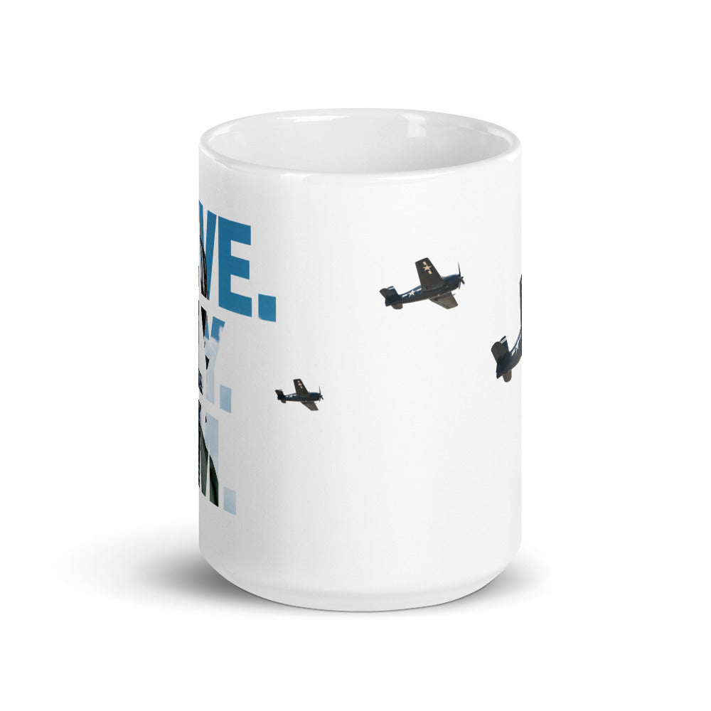 I Live. I Fly. I Am. Mug.