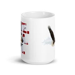 I Live. I (USA Flag). I Am. In Our Hefty Mugs
